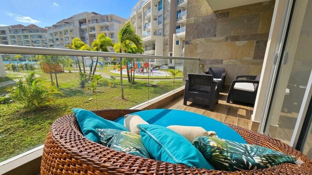 Apartamento Laguna, Piscina Y Playa En Baía Kristal Cartagena